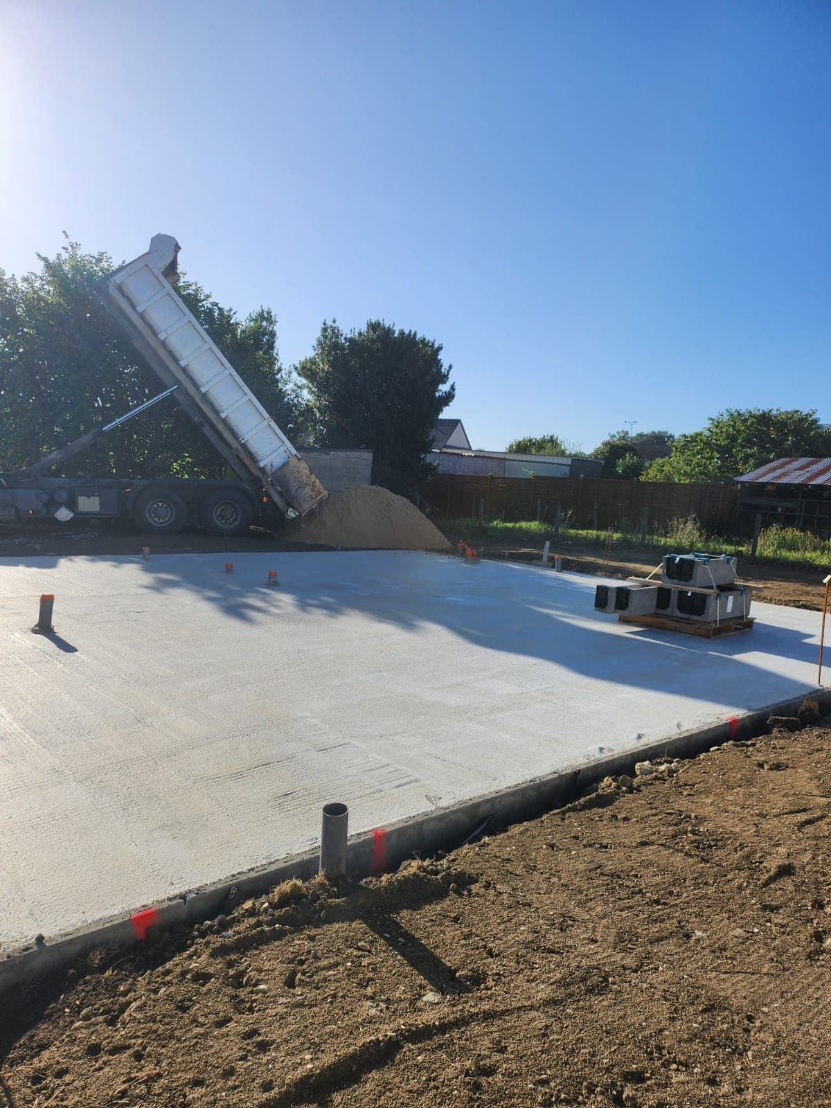 Livraison de sable à maçonner ou réseaux/ matériaux de constructions btp